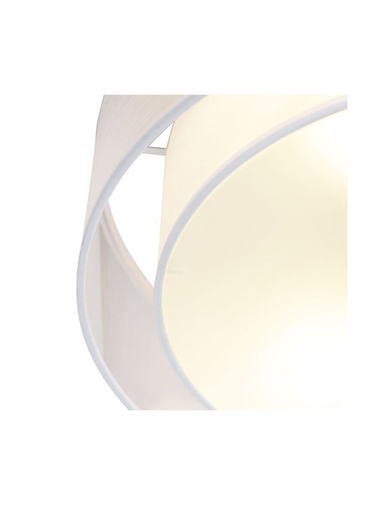 Qazqa Ceiling Mount Light White with Socket E27