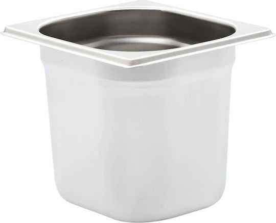 vidaXL Σκεύος Gastronorm Ανοξείδωτο GN1/6 με Βάθος 150mm 8τμχ