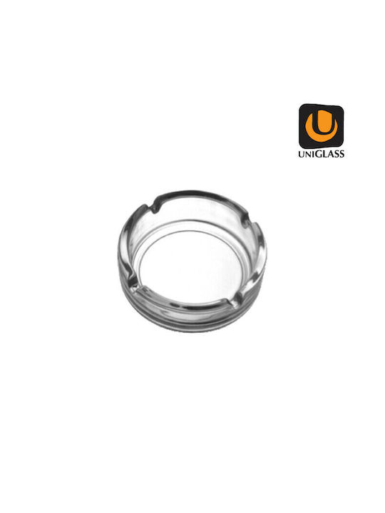 Uniglass Selena 60055 105mm Σταχτοδοχείο Διάφανο 24τμχ