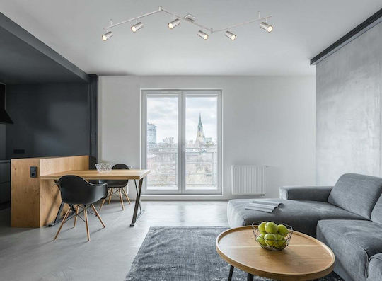 Globo Lighting Μονό Σποτ με Ντουί GU10 σε Ασημί Χρώμα