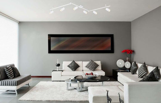Globo Lighting Μονό Σποτ με Ντουί GU10 σε Λευκό Χρώμα