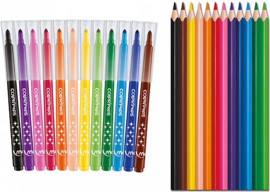 Maped Color Peps Σετ Ζωγραφικής σε Βαλιτσάκι 12τμχ
