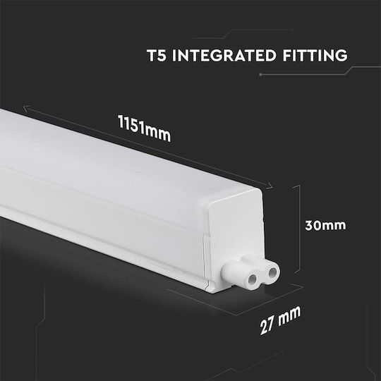 V-TAC Under-Cabinet LED Light 16W Natural White with Switch 120cm