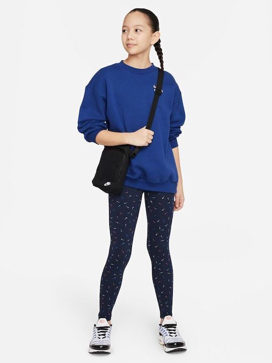 Kids Legging Sports Long Blue Sportswear Essentials