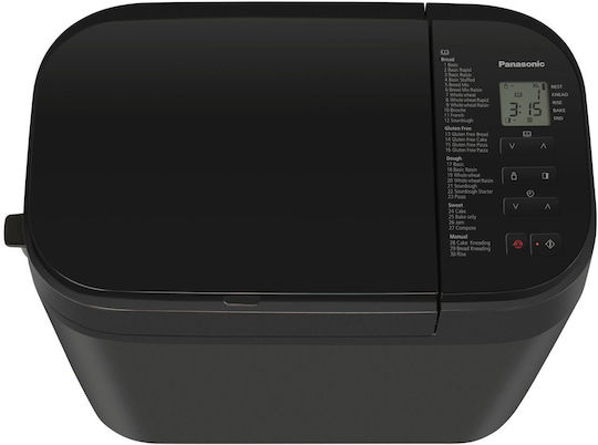 Panasonic Αρτοπαρασκευαστής 550W Χωρητικότητας 1100gr με 30 Προγράμματα
