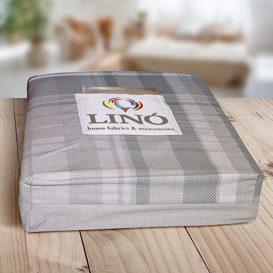 Lino Home Roka Σετ mit Umschlagumschlag Grey 50x70cm 1800001416 Lino Home Roka Σετ mit Umschlagumschlag Grey 50x70cm 1800001416