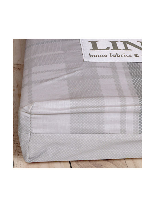 Lino Home Roka Kissenbezug-Set mit Umschlagumschlag Grey 50x70cm.