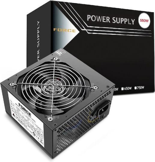 Supercase DR-8550BTX 550W Black Computer Power Supply Full Wired