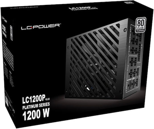 LC-Power LC1200P rev. 2.52 1200W Μαύρο Τροφοδοτικό Υπολογιστή Full Modular 80 Plus Platinum