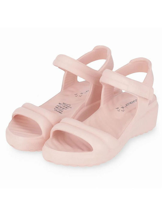 Piccadilly Anatomic Women's Ankle Strap Platforms Pink C