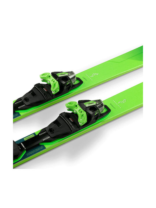 Elan Amphibio 16 Ski Schuhe in Grün Farbe mit Bindungen