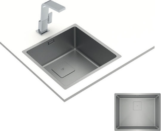 Teka FlexLinea RS15 40.40 Fortinox 115000061 Drop-In Spüle Inox Satiniert B44xT44cm Silber