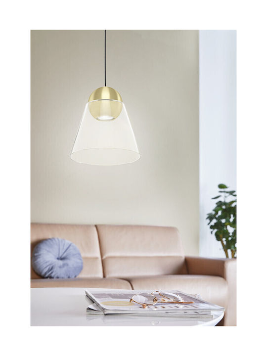 Eglo Cerasella Pendant Light LED with Warm White Light Gold