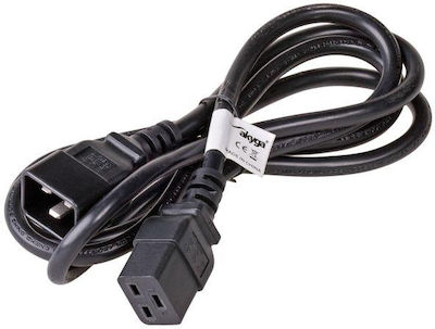 Akyga IEC C19 - IEC C20 Kabel 1.8m Schwarz (AK-UP-03)