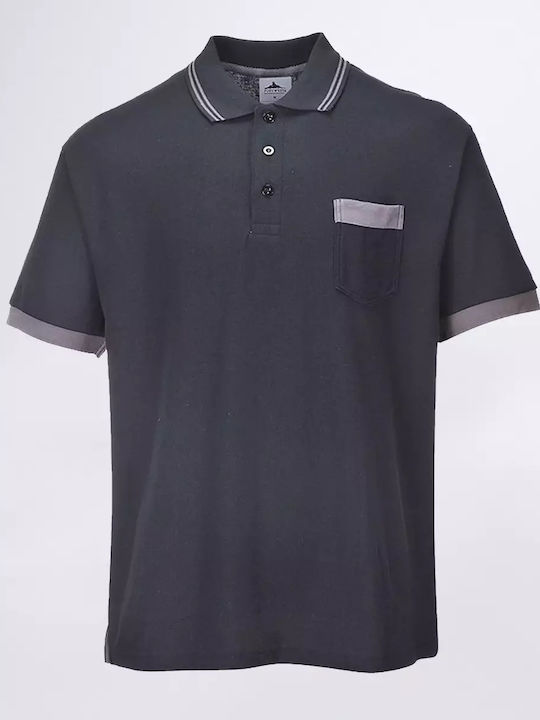 Portwest Work Polo Shirt Black