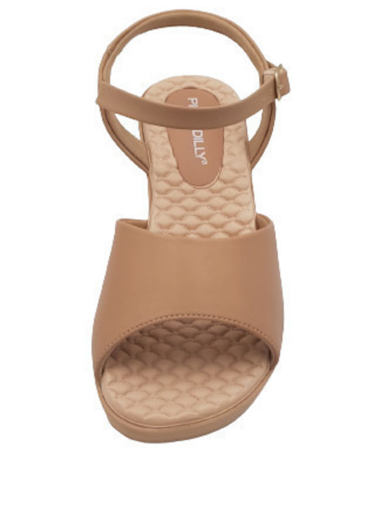 Anatomische Damenplattformen Beige