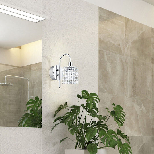 Eglo Almonte Vintage Lamp Bathroom with Socket G9 Silver 17x11cm