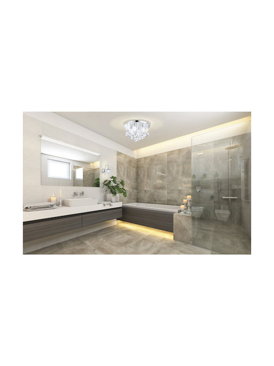 Eglo Almonte Vintage Lamp Bathroom with Socket G9 Silver 17x11cm
