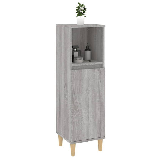 vidaXL Бански Колони За Баня Дъговидна М30xΒ30xΥ100cm Сонома