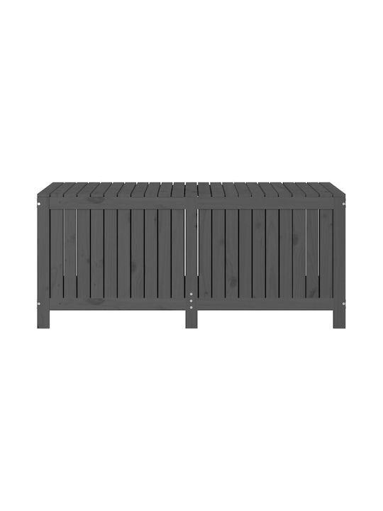 vidaXL Außenlagerbox Hölzernes Gray L147xB68xH64cm