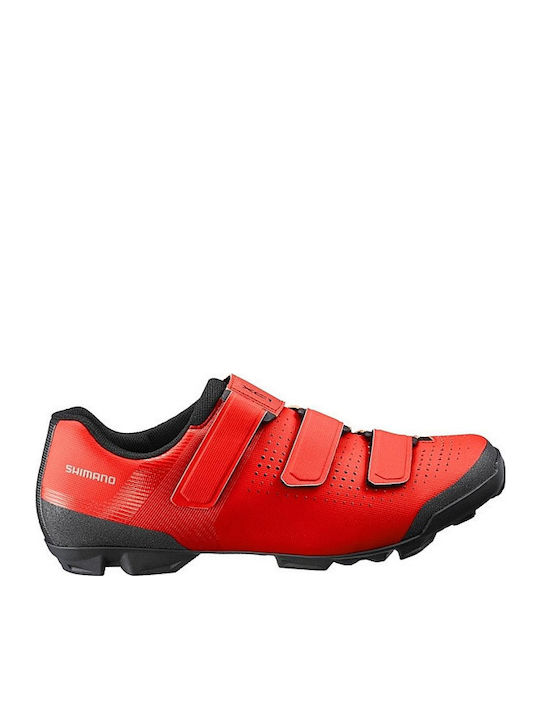 Shimano SH-XC100 Men's Low Mountain Cycling Shoes Red