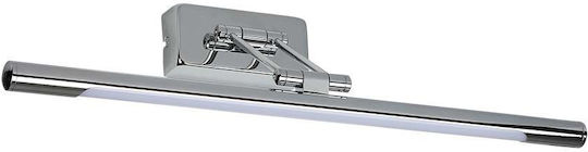 V-TAC Modern Leuchte Wand mit Integrierter LED und Neutralweißes Licht Silber 50cm