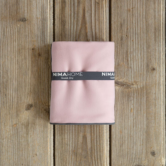 Nima Riva Πετσέτα Microfiber Σώματος Ροζ 160x90εκ.