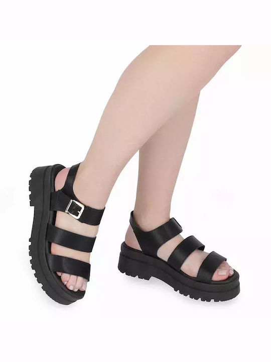 Sandale Casual Damă Negre