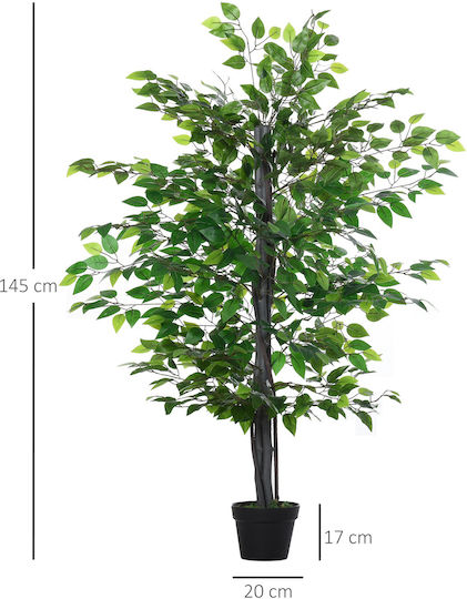 Τεχνητό Φυτό σε Γλάστρα 145cm Outsunny