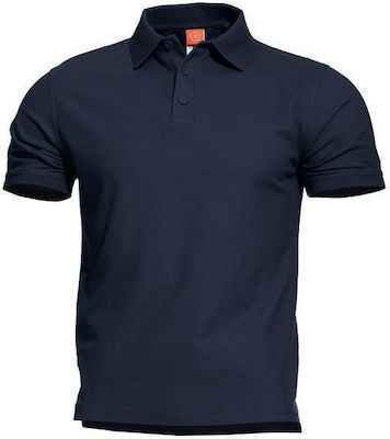 Pentagon Aniketos Μπλούζα Polo Navy Blue