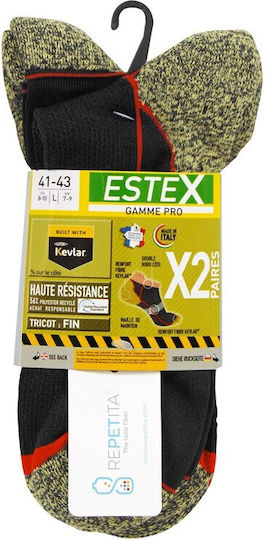 Estex 2118 Кратък Куинигетични Чорапи 2 двойки в Черен цвят