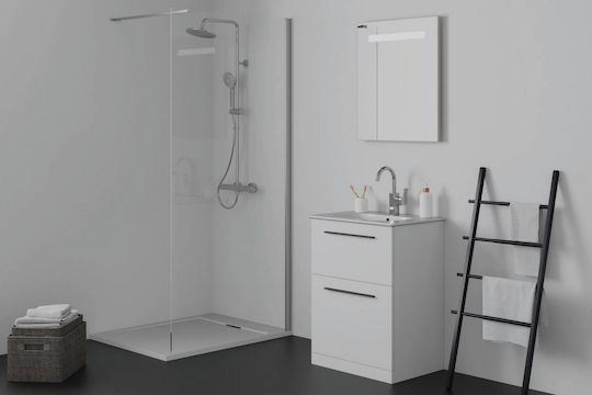 Ideal Standard Ultra Flat S I.life Ορθογώνια Πορσελάνινη Ντουζιέρα 100x80cm Λευκή