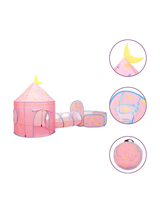 vidaXL Παιδική Σκηνή Τούνελ Ροζ