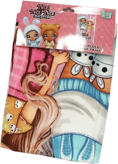 MGA Entertainment Na!Na!Na! Surprise Prosoape de plajă pentru copii Roz 140x70cm