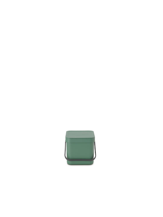Brabantia Coș de Gunoi Plastic Verde 6lt 1buc