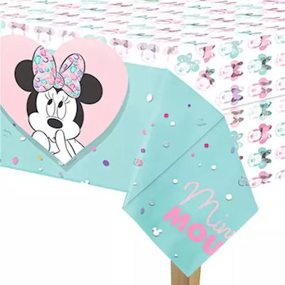 Plastic Party Tablecover 24265 Minnie Mouse Gem Multicolour 180x120cm