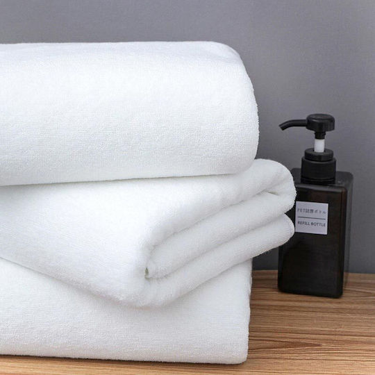 Cotton Linen Set 84 Hotelhandtücher Gesicht 90x50cm Weiße Gewicht 500gsm