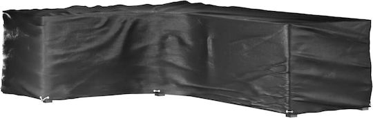 vidaXL Προστατευτικό Κάλυμμα Καναπέ 210x260x80εκ. σε Μαύρο Χρώμα 2τμχ