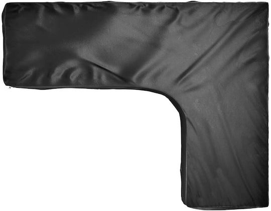 vidaXL Προστατευτικό Κάλυμμα Καναπέ 285x220x80εκ. σε Μαύρο Χρώμα