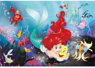 Puzzle pentru Copii Supercolor - The Little Mermaid pentru 3++ Ani 24buc Clementoni