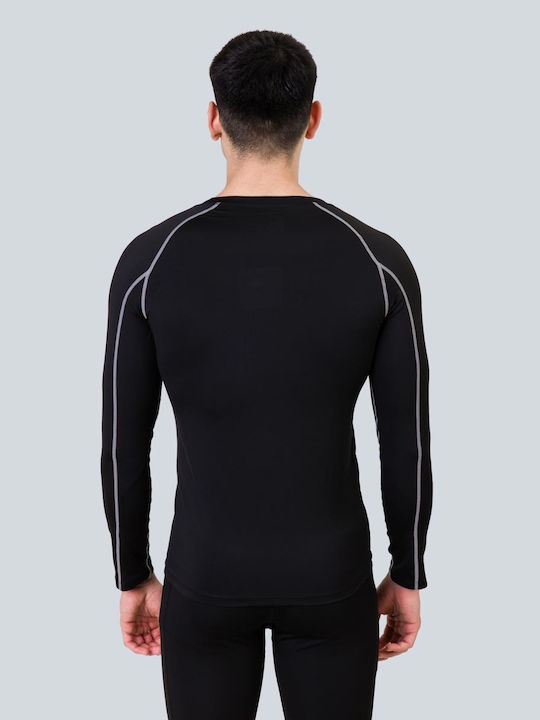 GSA Men's Athletic Long Sleeve Blouse Black