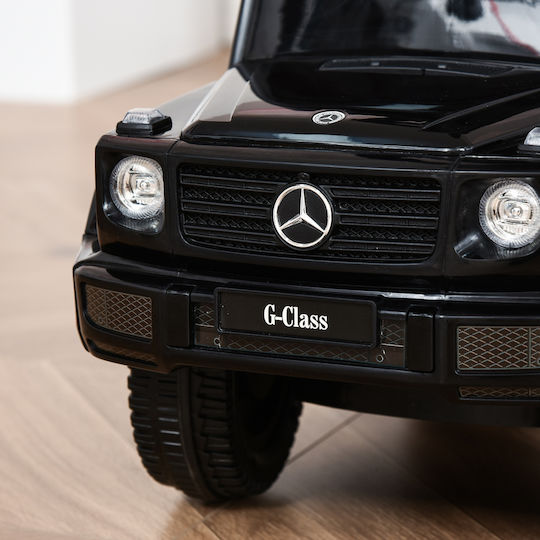 HomCom Mercedes Benz G350 Количка Езда На с Ръкохватка За Родител За 12+ Месеца Черна