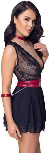 Cottelli Collection Bondage Sexy Babydoll με Δαντέλα Babydoll Μαύρο