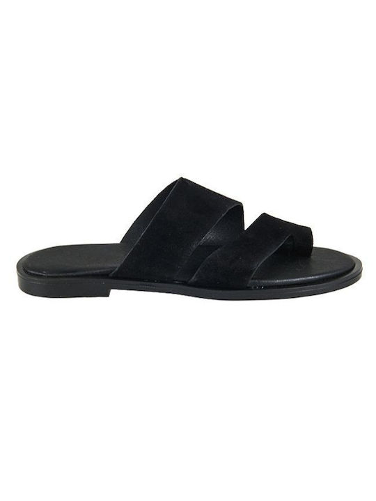 Elenross Suede Women's Sandals Black
