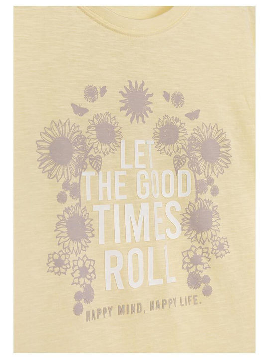 Tricou pentru copii Galben