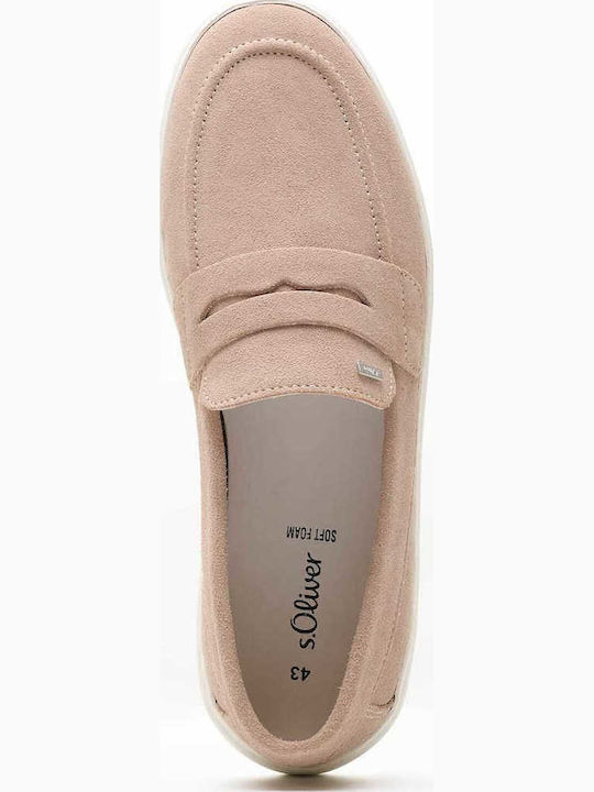 Suede Ανδρικά Loafers σε Μπεζ Χρώμα