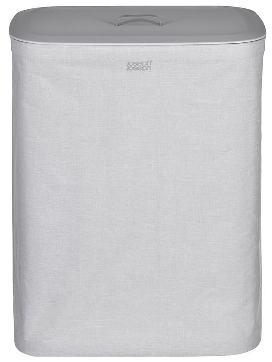 Joseph Joseph Wäschekorb Stoff 90lt mit Deckel 71x39,5x56cm Weiß
