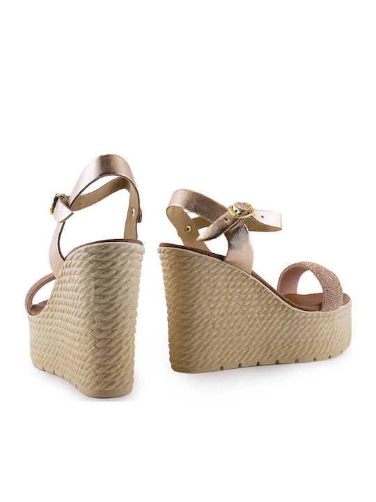 Women's Platform Shoes Gold