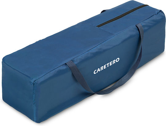 Caretero Quadra Park mit Matratze Blau 82x82cm