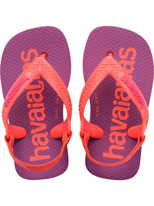 Παιδικές Σαγιονάρες Flip Flops Πορτοκαλί Logomania